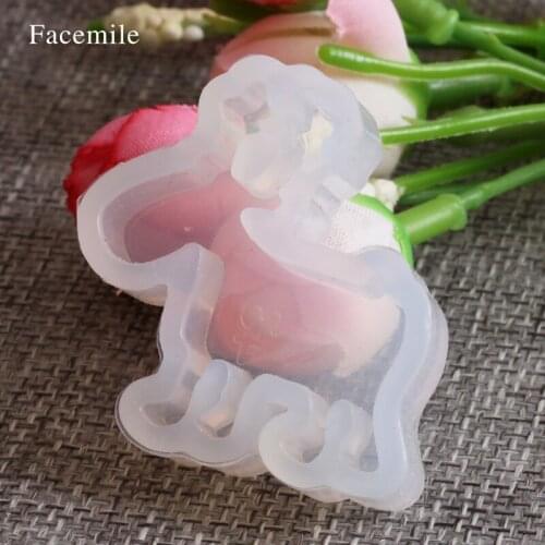 Mini Elk Shape Silicone Cookie Mold Chocolate Candy Resin Clay Jewelry Crafts Molds Sugarcraft Cake Decorating Tool Cookie Tools