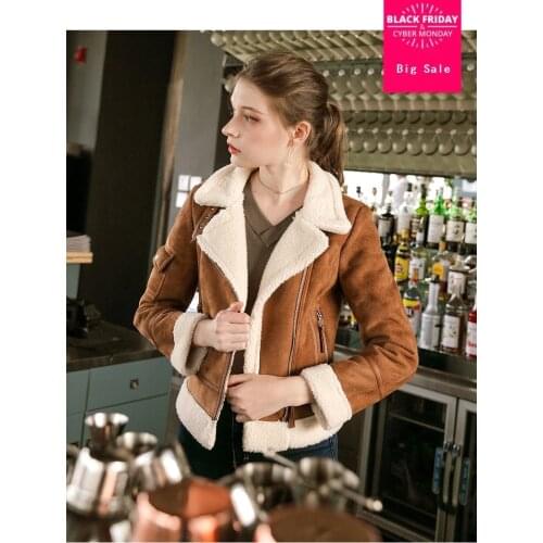 Noritree Womens Fashion Leather Jackets