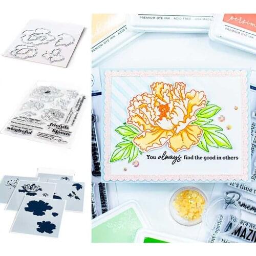 Wreath Letters Metal Cutting Dies and Silicone Stamps Stencil for Scrapbooking Album Decoration Craft for DIY Greeting Card New