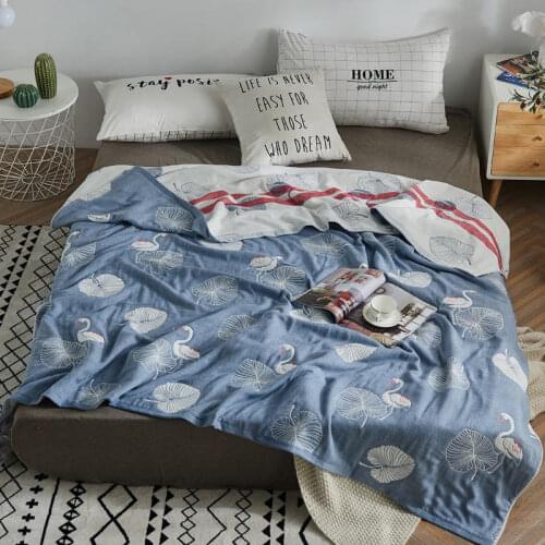 Towels are made for beds and cover blankets for sofas which are suitable for summer and air-conditioned rooms