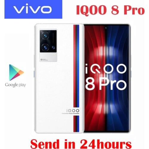 New Original Official VIVO IQOO 8 Pro 5G Cell Phone Snapdragon 888+ Plus 6.78inch 120Hz AMOLED 120W 4500mAh 50MP Camera NFC