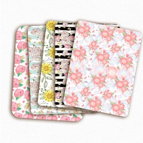 Flower Printed Polyester Cotton Fabric By The Yard Cloth Fabric for Dress Sewing Home Textile DIY Crafts Supplies 45*145cm