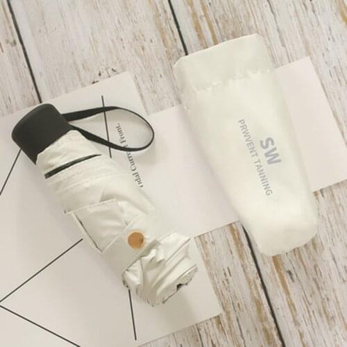 Uv Capsule Mini Umbrella Rain Women Pocket Clear Parasol Rain Umbrellas Kids Cute Double Layer Useful Unbrella Folding Small 712