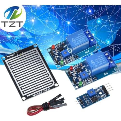 Snow Raindrops Detection Sensor Module Rain Weather Module Humidity For Arduino Relay Control Module Rain water sensor module