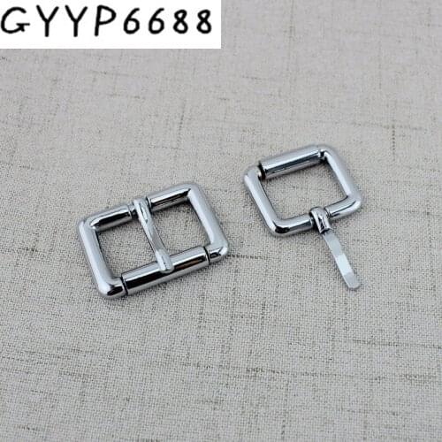 10pcs 6colors 11mm 13 16mm 20mm 25mm metal roller leather bag pin buckle Buckles Clothing Sewing Supplies Leather Craft Hardware