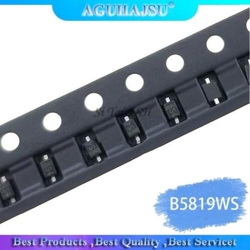 100pcs 0805 S4 B5819WS smd diodes IN5819 SOD-323
