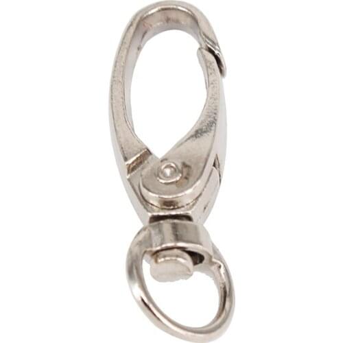 100piece 36mm*11mm Silver Plated Metal Trigger Snap Swivel Hardware Hook Clasp Sewing Supplies for Bag Key Ring K454