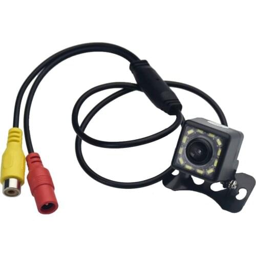 12 LED Light Night Vision Car Rear View Camera Universal Backup Parking Camera Waterproof 170 Wide Angle HD Color Image