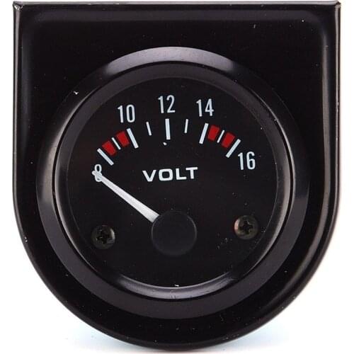 12V Waterproof Vehicle Mete Universal Voltmeter 8-16V Volts gauge pointer voltmeter car voltage meter car meter Racing meter