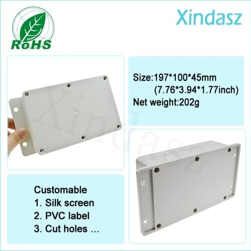 3pcs/lot)150*100*45mm High quality Wall-mounting outdoor plastic enclosures abs plastic enclosures