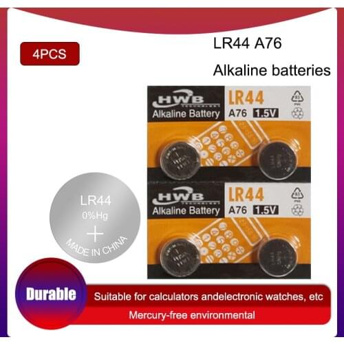 4pcs/10Packs for Maxell 1.5v LR44 Button Battery AG13 A76 G13A LR1154 357A SR44 Alkaline Cell Button Coin Batteries
