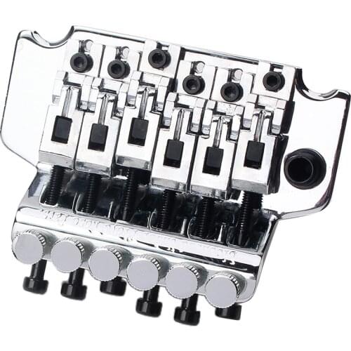 6 String Guitar Tremolo Bridge Replacement For Electric Guitar Parts Chrome