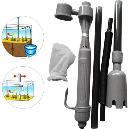 Aquarium Tank Clean Set Fish Net Gravel Rake Algae Scraper Fork Sponge Brush Glass Cleaning Tools Aquarium Cleaner