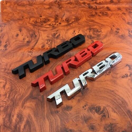 Car Turbo Boost Loading Boosting 3D Metal Chrome Zinc Alloy 3D TURBO Turbocharged Car sticker Logo Emblem Badge for Chevrolet