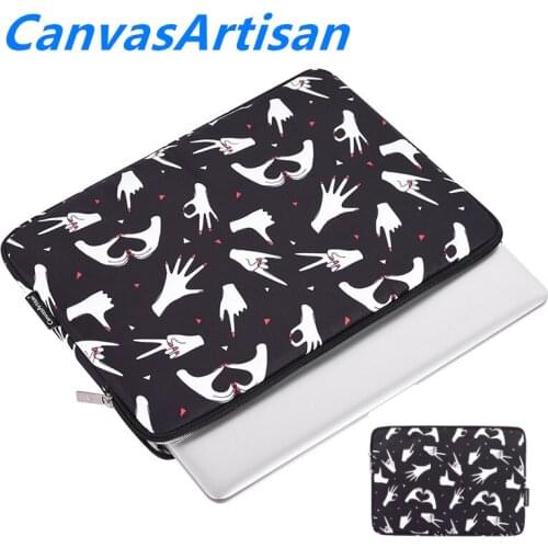 Brand CanvasArtisan Laptop Bag11,12,13,14,15,13.3,15.4,15.6,Fashion Finge Sleeve Case For Macbook Air Pro Computer,Dropship F019