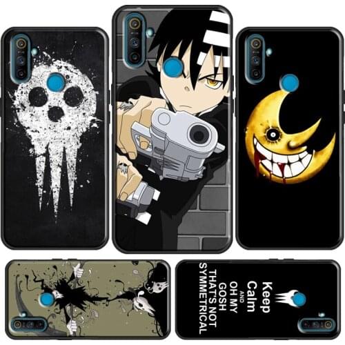 Death the Kid Soul Eater Case For OnePlus 7 8 Pro Nord For Realme C3 7 6 Pro X2 X7 X50 XT OPPO Reno4 Pro Coque