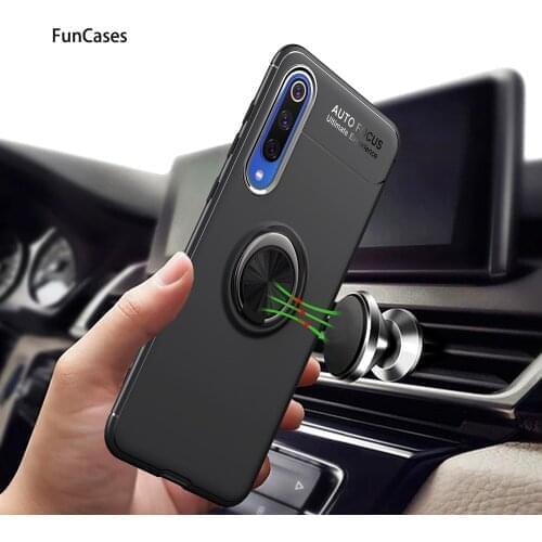 Ring Shell Wallet Cases For coque Xiaomi 9 SE Wallet Case Soft TPU Cover sFor Xiaomi estojo 9 SE Capinha Phone Accessory Etui