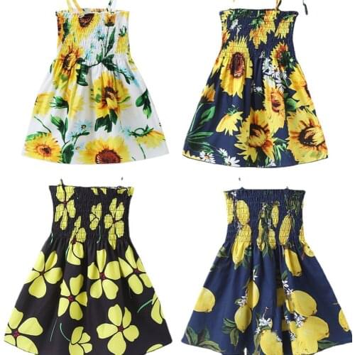 Childrens Dresses Summer Party Princess Dresses for Girls flowers Girl Kids Dress Infant Baby Girl Clothing Kids Clothes