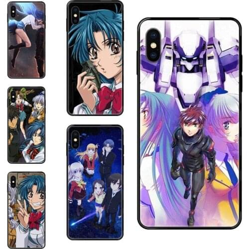 For Samsung Galaxy A5 A6 A7 A8 A10 A10S A20 A20S A20E A21S A30S A40 A50 A70 A71 A70E Children Full Metal Panic Black Soft TPU