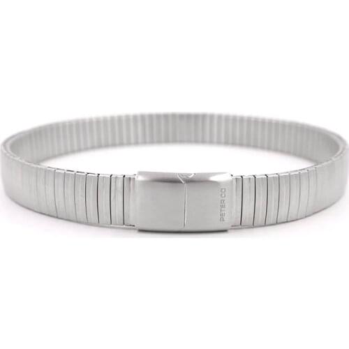 Peter elastic stainless steel metal necklace high-end avant-garde personality jewelry for men women