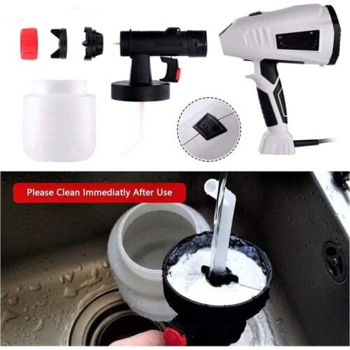 700ML 400W Electric Spray Gun Removable High Pressure Cake Chocolate Tool Adjustable Nozzle 1.8mm Wire Shaft 2.6mm