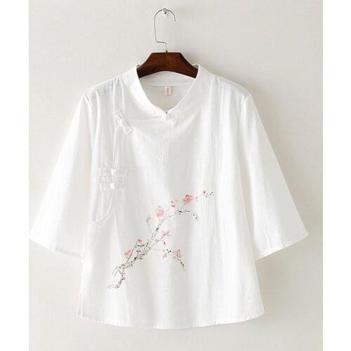 HKSZ Women's Shirts With Embroidery