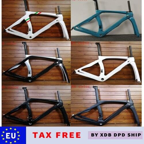 24 Kinds Of Color Carbon Bicycle Frame Super T1000 RB1K Road Bike Frames 2 Hole Brake &1 Hole Brake XDB DPD Can Available