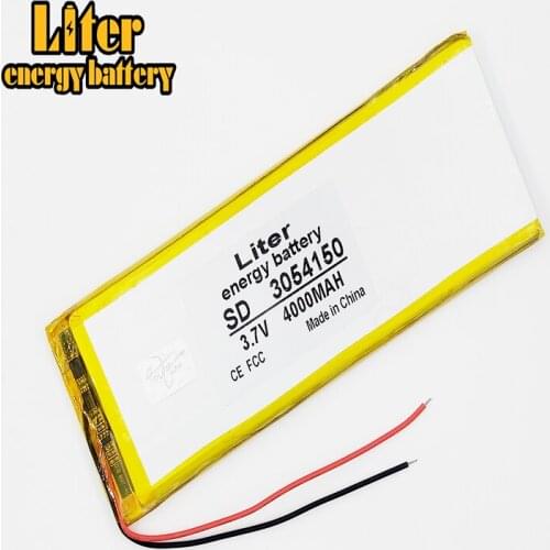 3.7 V lithium polymer batteries, 0354150, 3054150, 4000 mah tablet MID built-in battery