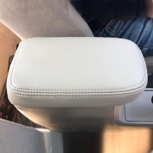 Soft Leather Armrest Cover For Toyota Corolla 2007 2008 2009 2010 2011 2012 2013 Car Center Control Armrest Box Skin Cover Trim