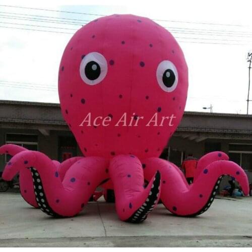 Lovely large pink inflatable Octopus Inflatable Kraken for advertising/sea animal theme party decoration