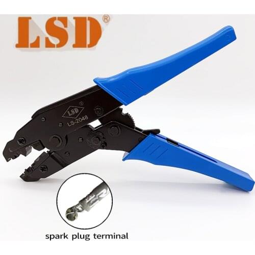 Crimping pliers for spark plug,stripping tool,LS-2048 Spark plug wire crimper 8.5mm tool plier