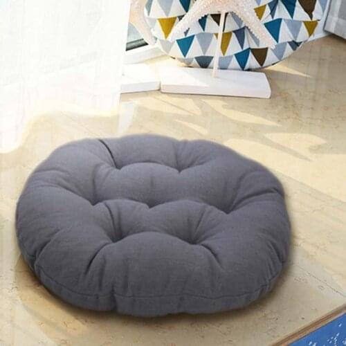 Japan Cattail Hassock Chair Seat Cushion Pad Round Thickened Tatami Prayer Mat Pouf Futon