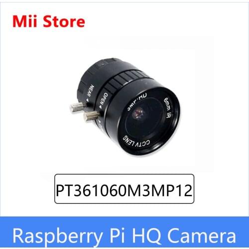Raspberry Pi HQ Camera Official product 6mm Wide Angle Lens 3MP high-resolution Sony IMX477 sensor and 6mm Lens for 4b/3b
