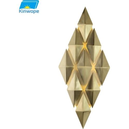 Modern Light Luxury Personality Wall Lamp Diamond Simple Home Lamp Living Room Background TV Wall Decoration lLamp Bedside Lamp