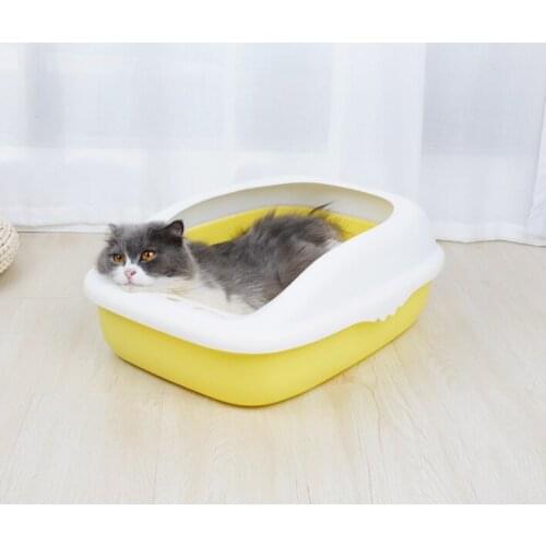 Pet Dog Toilet Cat Litter Box Cat Dog Tray Teddy Anti-Splash Toilette with cat litter shovel Puppy Cat Indoor Home Sandbox