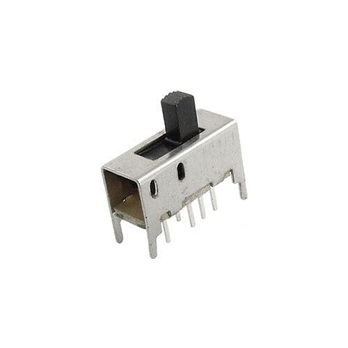 50 x 5mm High Knob 8 Pin 3 Position 2P3T DP3T Vertical Slide Switch 0.5A 50V DC