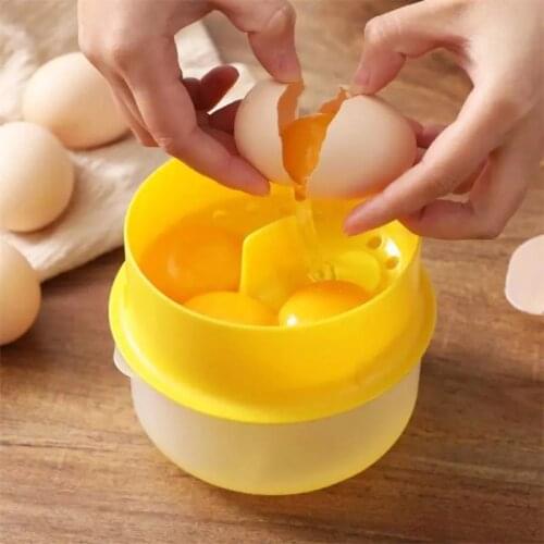 Egg Cooker Egg Yolk Separator Unique Egg White Yolk Filter Egg Steamer DIY Handmade Dessert Baking Accessories For Kitchen