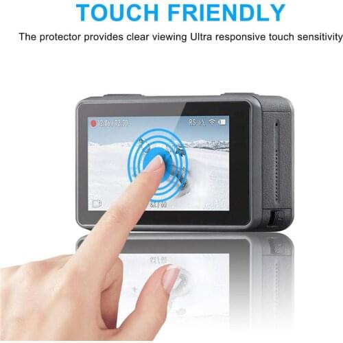 3PCS Nano Lens LCD Screen Protector Film Protective Full Cover For DJI Osmo Action Sport Camera Protection Guard Accessory