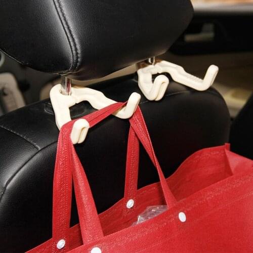 Clip Car Seat Hook Auto Headrest Hanger Bag Holder Storage Organizer Fastener Accessries Automotive Accessoire Voiture Interieur