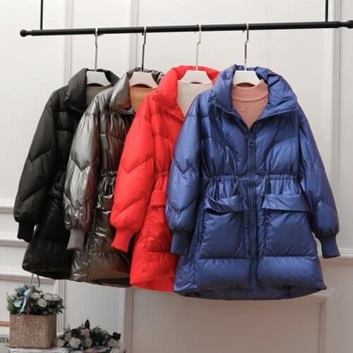 SEDUTMO Winter Warm Thick Duck Down Jackets Women Long Oversize Coat Autumn Fashion Slim Casual Puffer Jacket ED1243