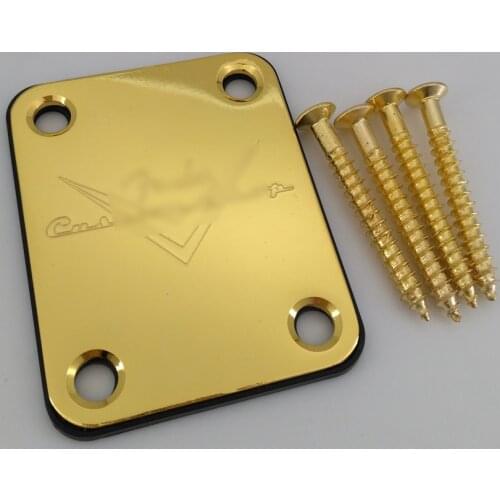 Guitar Neck Plate Custom Shop Gold For ST TL Guitar