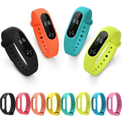 1 pcs Xiaomi mi band 2 Wrist Strap Belt Silicone Colorful Wristband for Mi Band 2 Smart Bracelet for Xiaomi Band 2 Accessorie