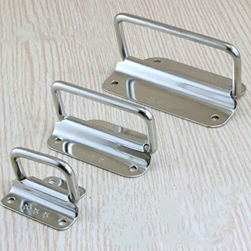 2Pcs Stainless Steel Folding Pull Handles Cabine Drawer Pull Knobs Cupboard Wardrobe Door Handles Furniture Hardware Accessories