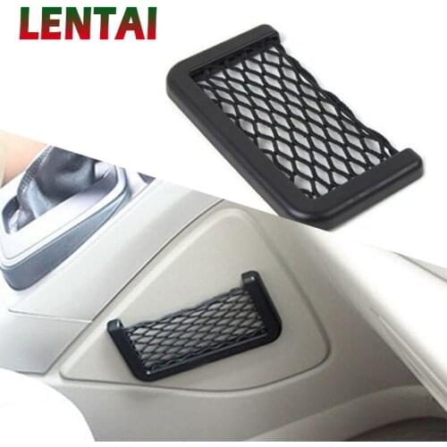 LENTAI For BMW e46 e39 e90 e60 e36 f30 f10 Chevrolet cruze captiva aveo Cadillac Car Seat Side Back Storage Net Bag Phone Holder