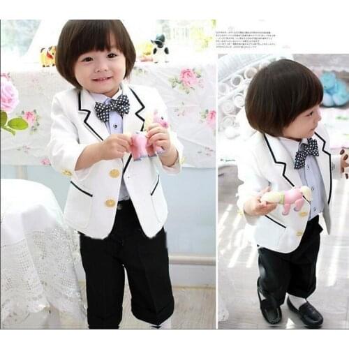 Free shipping/custom Special Occasion Clothes kids tuxedo suit Boys' Attire Notch Lapel white Kid Tailcoat Suits Boys tuxedos