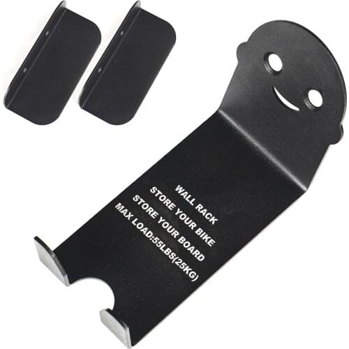 Black Bike Bicycle Cycling Pedal Padlocks Holder Tire Wall Mount Support Storage Hanger Stand Rack Bicycle Accessory