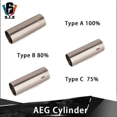 75% 80% 100% Cylinder Stainless Steel For AEG Airsoft