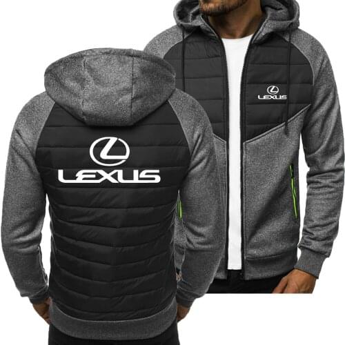 New Spring Autumn Lexus Hoodie Mens Fashion Sport Casual Sweatshirts Cardigan Zipper Long Sleeve Jacket