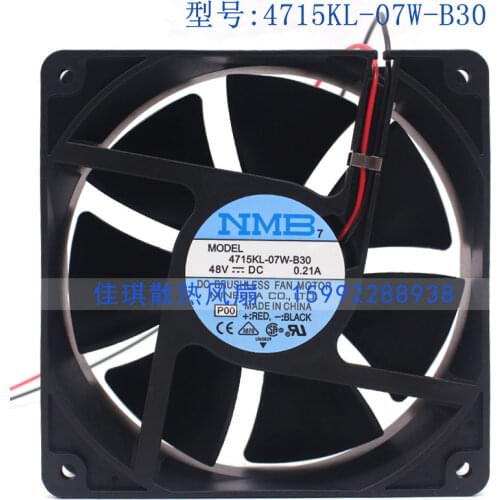 4715KL-07W-B30 48V 0.21A 12038 12CM inverter cooling fan