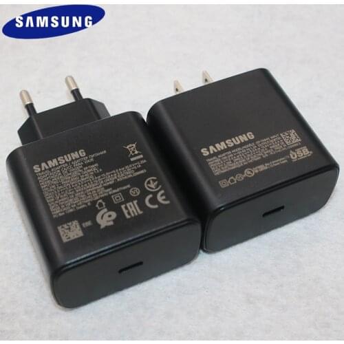 Original Samsung Super Fast Charger 45W EP-TA845 Quick Charging Power Adapter EU US Plug For Galaxy S21 S20 Ultra Note 20 10 A91